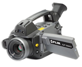 FLIR GF304熱像儀設(shè)備，用于氣體檢漏和維護檢查